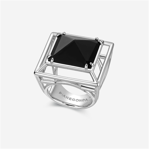 Anillo Pianegonda Mujer Kosmos in Plata Onice PSSR03B - PSSR03B